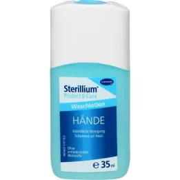 STERILLIUM Védje &amp; gondozó kezek folyékony szappant, 35 ml