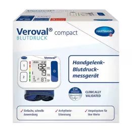 VEROVAL kompakt csuklós vérnyomásmérő, 1 db