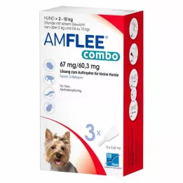 Amflee Combo 67 / 60.3 mg lsg.z.autr. Kutyáknál 2-10 kg, 3 db