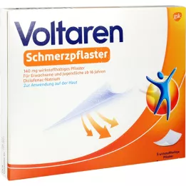 VOLTAREN Pain Plaster 140 mg aktív anyag., 5 db