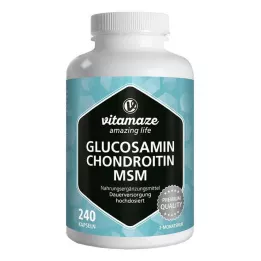 GLUCOSAMIN CHONDROITIN MSM C-vitamin kapszula, 240 db