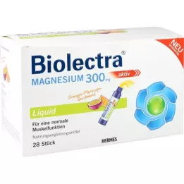 BIOLECTRA Magnézium 300 mg folyadék, 28 db