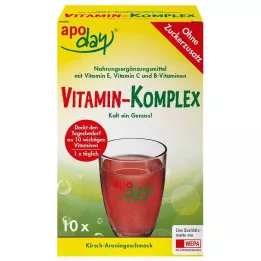 Apaday vitamin komplex cseresznye aronia cukormentes por, 10x5 g