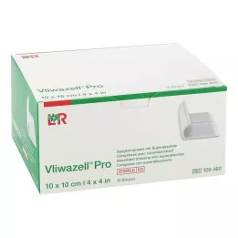VLIWAZELL Pro szuperabszorbens borogatás steril 10x10 cm, 10 db