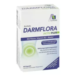 DARMFLORA Aktiv Plus 100 milliárd baktérium + 7 vitamin, 80 db