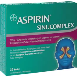 ASPIRIN SINUCOMPLEX 500 mg/30 mg gra.sus.-herst.btl., 10 db