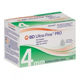 BD ULTRA-FINE PRO Tolltűk 4 mm 32 G 0,23 mm, 105 db