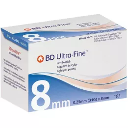 BD ULTRA-FINE Tolltűk 8 mm 31 G 0,25 mm, 105 db