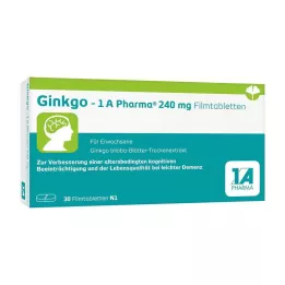 GINKGO-1A Pharma 240 mg filmtabletta, 30 db