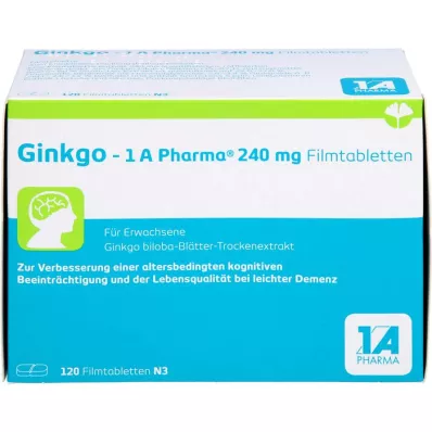 GINKGO-1A Pharma 240 mg Film -bevonatú tabletták, 120 db