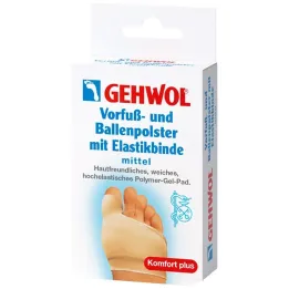 Gehwol láb elülső és gömbölyű párnázott elasztikus kötéssel, 1 db
