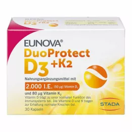 EUNOVA DuoProtect D3+K2 2000 NE/80 μg kapszula, 30 db