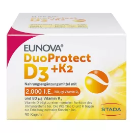 EUNOVA DuoProtect D3+K2 2000 NE/80 μg kapszula, 90 db