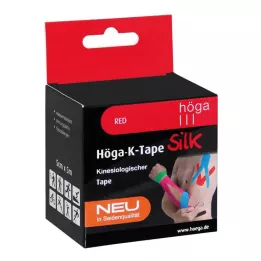 HÖGA-K-TAPE Selyem 5 cmx5 m l.fr.piros kineziol.Tape, 1 db