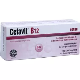 CEFAVIT B12 rágó tabletták, 100 db