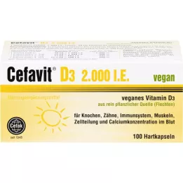Cefavit D3 2000 I.E. kemény kapszula, 100 db