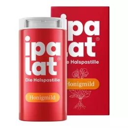 IPALAT Torokpasztilla mézes enyhe mentol nélkül cukormentes, 40 db