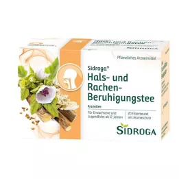 SIDROGA Torok- és garatnyugtató teafiltertasak, 20X1,75 g