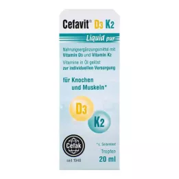 CEFAVIT D3 K2 Folyékony pur cseppek szájon át, 20 ml