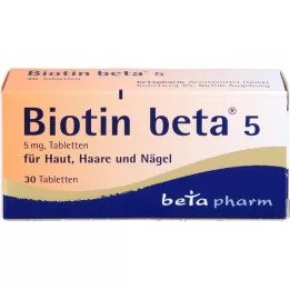 BIOTIN BETA 5 tabletta, 30 db