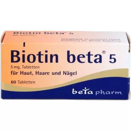 BIOTIN BETA 5 tabletta, 60 db