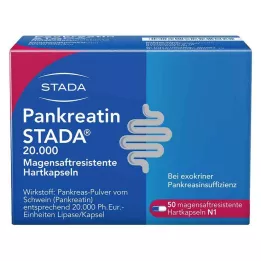 PANKREATIN STADA 20 000 gyomornedv-ellenálló kemény kapszula, 50 db