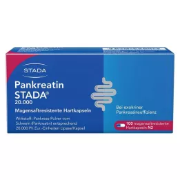 PANKREATIN STADA 20 000 gyomornedv-ellenálló kemény kapszula, 100 db