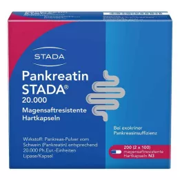 PANKREATIN STADA 20 000 gyomornedv-ellenálló kemény kapszula, 200 db