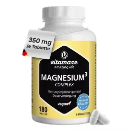 MAGNESIUM 350 mg komplex citrát/oxid/szén.vegán, 180 db
