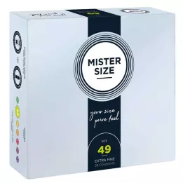 MISTER 49-es méretű óvszer, 36 darab