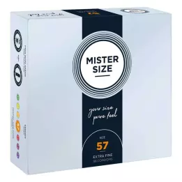 MISTER 57-es méretű óvszer, 36 darab