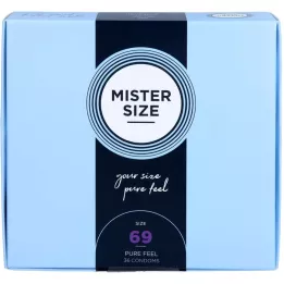 MISTER 69-es méretű óvszer, 36 darab