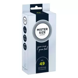MISTER 49-es méretű óvszer, 10 db