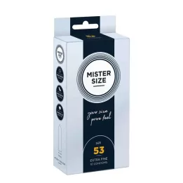 MISTER 53-as méretű óvszer, 10 db