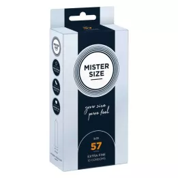MISTER 57-es méretű óvszer, 10 db