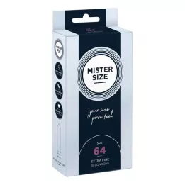 MISTER 64-es méretű óvszer, 10 db