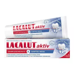 LACALUT aktív fogínyvédő & gyengéd fehér fogkrém, 75 ml