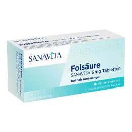 Folsav Sanavita 5 mg tabletta, 100 db