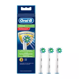ORAL-B rögzítő kefék Crossaction bakteriális védelem, 3 db