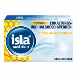 ISLA MED akut citrusos mézes pasztilla, 50 db