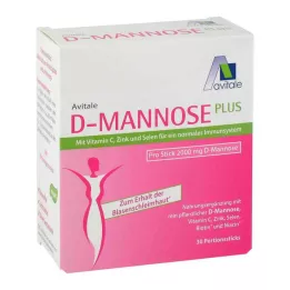 D-MANNOSE PLUS 2000 mg Rudak vitaminokkal és ásványi anyagokkal, 30X2,47 g