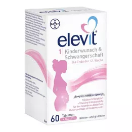 ELEVIT 1 gyermekvállalási vágy &amp; Terhességi tabletta, 1X60 St