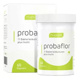 NUPURE probaflor probiotikumok bélrehabilitációs kupakokhoz, 60 db