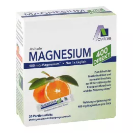 MAGNESIUM 400 direkt Narancssárga adagrúd, 20X2,1 g