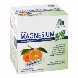 MAGNESIUM 400 direkt Narancssárga adagrúd, 50X2,1 g