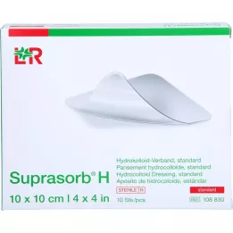 SUPRASORB H Hydrokoll.berb.standard 10x10 cm, 10 óra