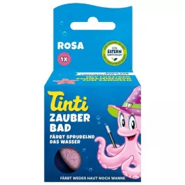 Tinti mágikus fürdő rózsaszín, 40 g