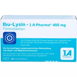 IBU-LYSIN 1A Pharma 400 mg filmtabletta, 20 db