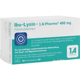 IBU-LYSIN 1A Pharma 400 mg Film -bevonatú tabletták, 50 db