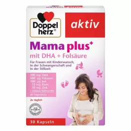 DOPPELHERZ Mama plus DHA+Folsav kapszula, 30 db